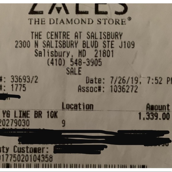 ****SOLD**** Real diamond tennis bracelet - Picture 7 of 8